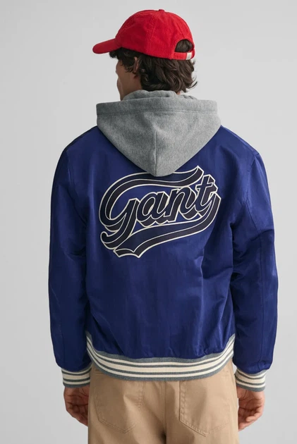 Чоловіча двостороння куртка REVERSIBLE VARSITY Gant L 7006426 - изображение 4