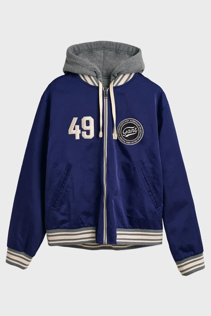 Чоловіча двостороння куртка REVERSIBLE VARSITY Gant L 7006426 - изображение 7