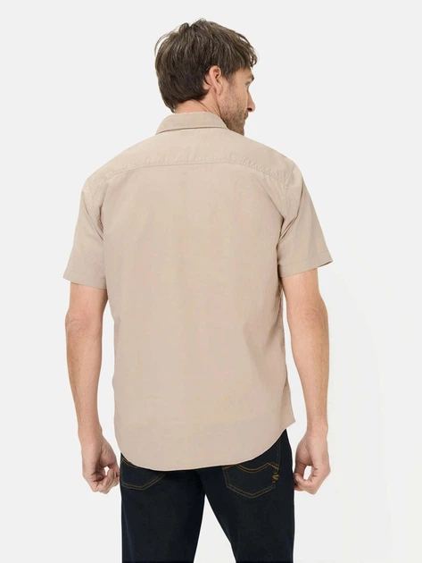 Рубашка летняя мужская Camel Active 409256-7S56-17 2XL Бежевая (4063366249335) - изображение 2