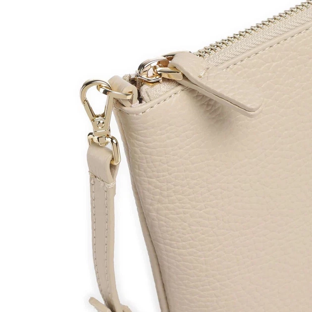 Torebka crossbody damska skórzana Coccinelle Best Crossbodymini E5MMA55F401 N64 Beżowa (800070354323) - obraz 5