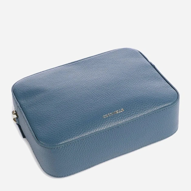 Torebka crossbody damska skórzana mała Coccinelle Tebemini E5MN555M301 B27 Niebieska (800070354334) - obraz 3