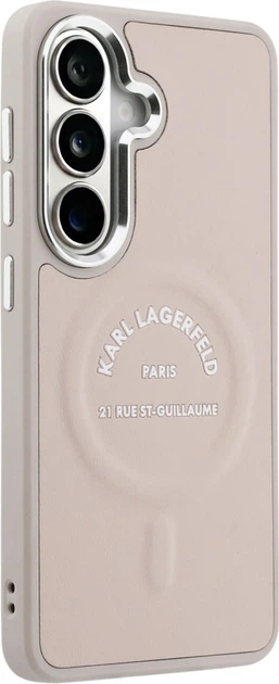 Чохол Karl Lagerfeld Embossed Ring RSG Logo MagSafe для Samsung Galaxy S26 Plus Pink (KLHMS26MPSKRSGEP) - зображення 4