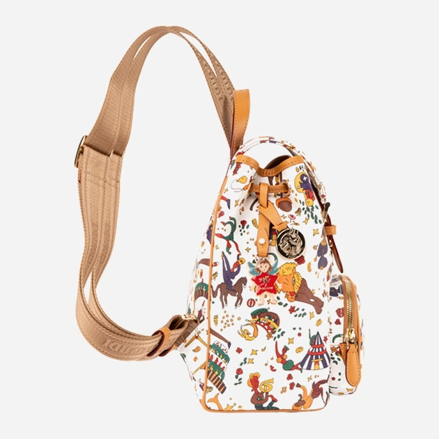 Рюкзак жіночий тканинний Piero Guidi Alice 215G61985 98 Білий (800070359114) - зображення 3