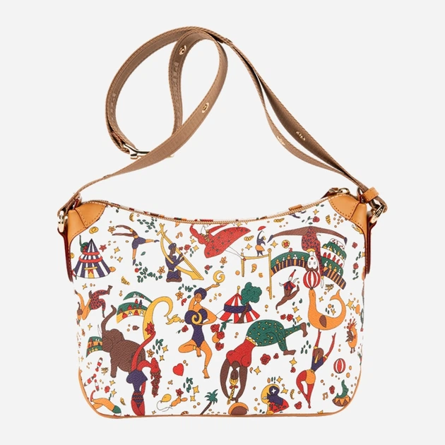 Torebka crossbody damska materiałowa Piero Guidi Beatrice 21AF11985 98 Biała (800070359111) - obraz 4