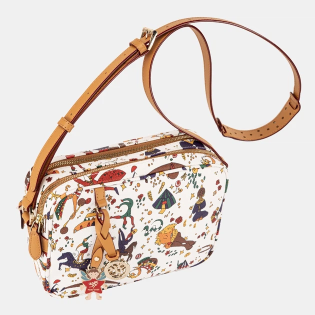 Torebka crossbody damska materiałowa Piero Guidi Arianna L108B4038 90 Biała (800070359109) - obraz 2
