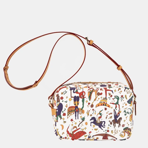 Torebka crossbody damska materiałowa Piero Guidi Arianna L108B4038 90 Biała (800070359109) - obraz 4