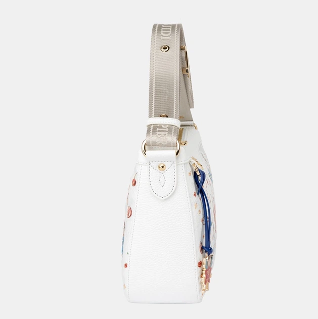 Torebka crossbody damska skórzana Piero Guidi Arianna L1AF11092 37 Biała (800070359124) - obraz 3