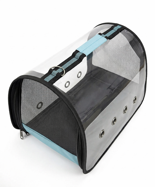 Сумка для перенесення котів та собак 50x25x27 см CosmoPet CP-10L Blue - зображення 2