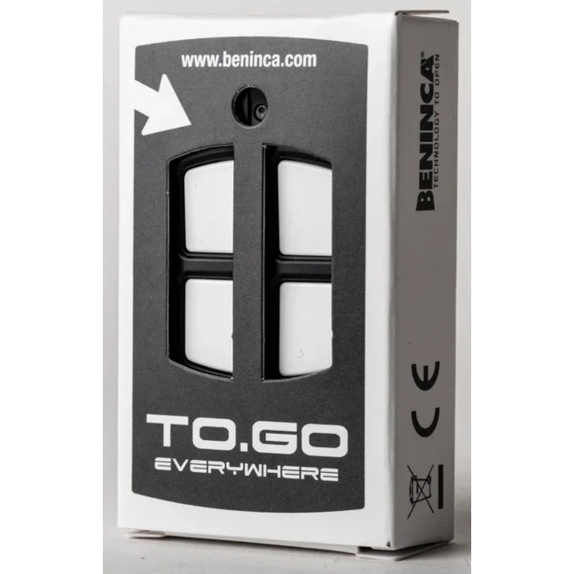 Пульт для воріт Beninca TO.GO4A 433.92 MHz 4-канальний 9863179 (2032000014631) - зображення 3