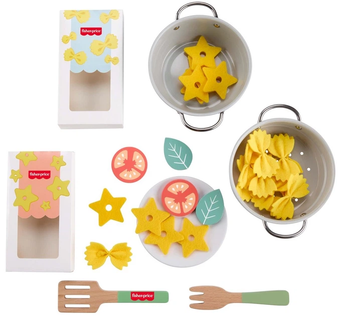 Набір шеф-кухаря Fisher-Price Каструлі та Паста JFG14 (194735295852) - зображення 2