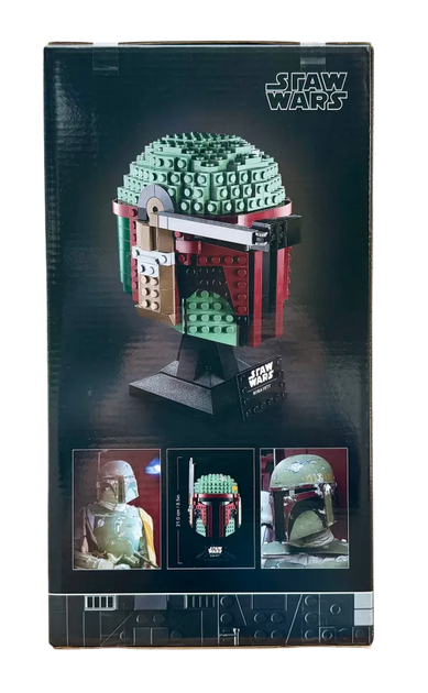 Конструктор Звездные войны Голова Шлем Бобы Фетта Star Wars Boba Fett 656 деталей - изображение 5