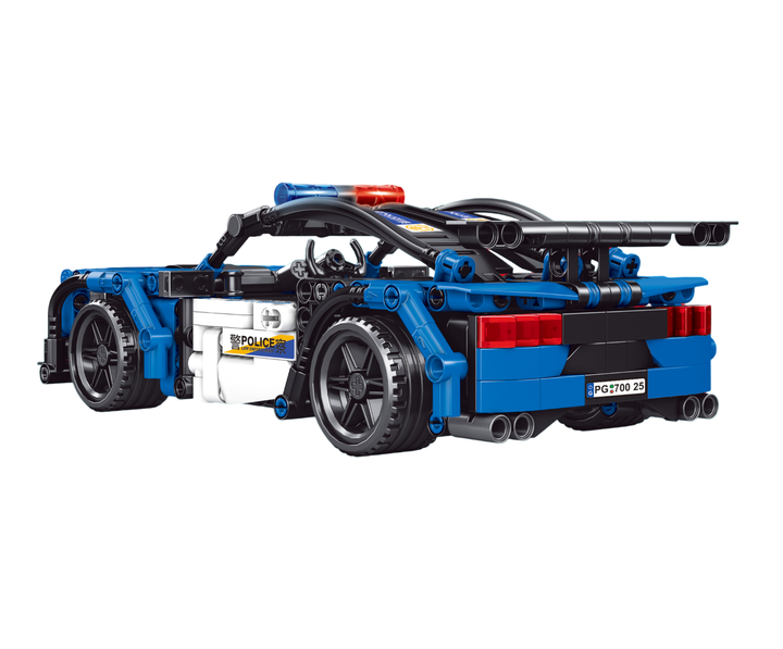 Конструктор машина на радиоуправлении Полицейский автомобиль Block RC Car 404 детали - изображение 2