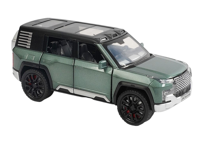 Металлическая машинка инерционная с эффектами Джип Yangwang U8 AutoExpert Серый - Фото 2 Металлическая машинка инерционная с эффектами Джип Yangwang U8 AutoExpert Серый - изображение 2