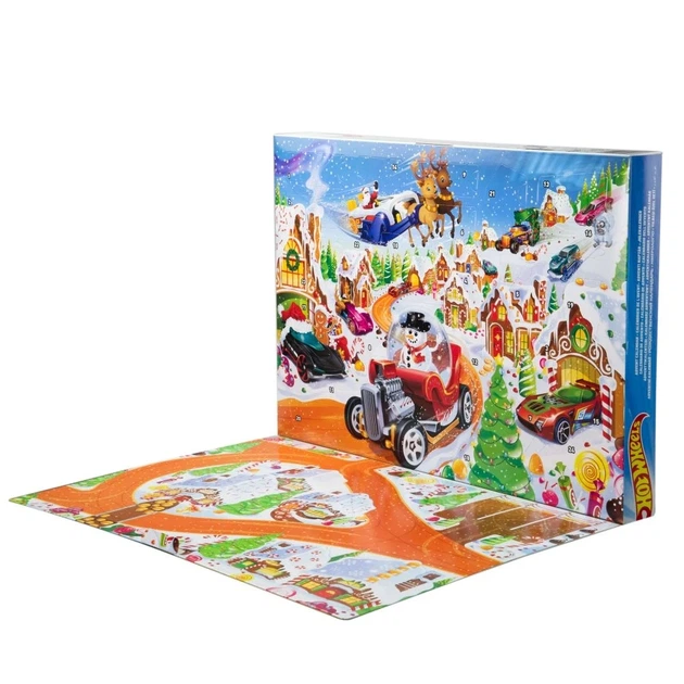 Адвент-календар Гот Вілс Hot Wheels 24 сюрпризи Машинки та Аксесуари - Фото 3 Адвент-календар Гот Вілс Hot Wheels 24 сюрпризи Машинки та Аксесуари - зображення 3