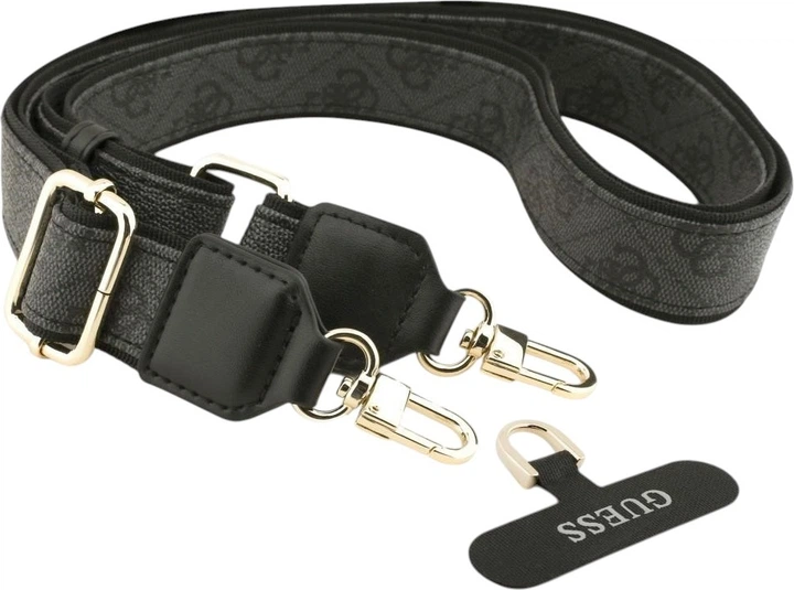 Etui Guess 4G Big Rhinestone Triangle Strap MagSafe do Samsung Galaxy S26 Ultra Black (GUHMS26LP4G4DCSK) - obraz 8