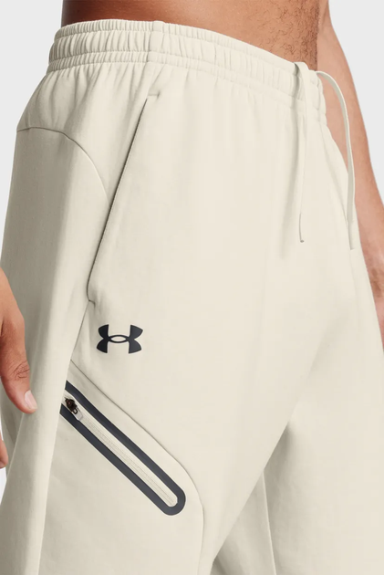 Спортивні штани Under Armour UA Unstoppable Tech Fleese Jgr EU L Бежевий 1389353-110 - Фото 3 Спортивні штани Under Armour UA Unstoppable Tech Fleese Jgr EU L Бежевий 1389353-110 - зображення 3