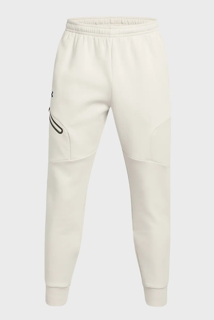 Спортивні штани Under Armour UA Unstoppable Tech Fleese Jgr EU L Бежевий 1389353-110 - Фото 4 Спортивні штани Under Armour UA Unstoppable Tech Fleese Jgr EU L Бежевий 1389353-110 - зображення 4