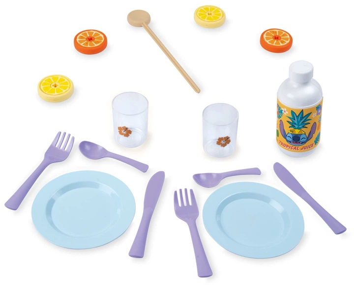 Zestaw naczyń Smoby Stitch koszyk piknikowy 2w1 16 elementów 760671 (3032163125167) - obraz 2