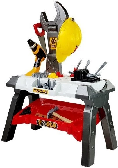 Zestaw narzędzi LeanToys warsztat dla majsterkowicza 44 elementów 492903 (1818912666998) - obraz 3