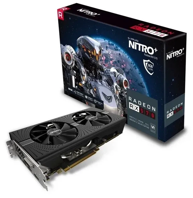 Видеокарта Sapphire Radeon RX 570 NITRO+ 8GB GDDR5 (256bit) (11266-09) - Уценка - изображение 4