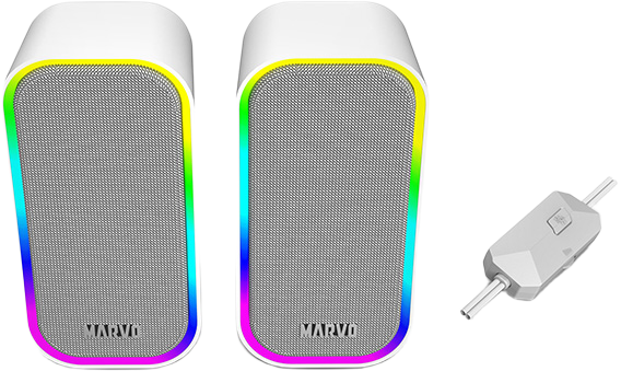 Акустична система Marvo SG-285 20GY 6W Grey (6932391936955) - зображення 5