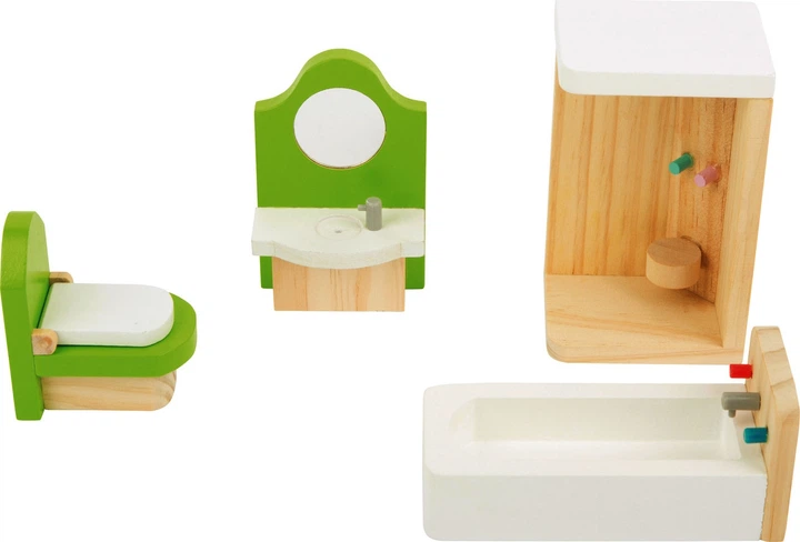 Zestaw mebli łazienkowych Small Foot do domku dla lalek 4 szt 5410384 (4020972108722) - obraz 4