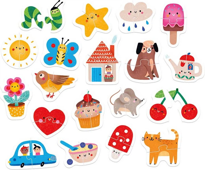 Puzzle Banana Panda My First: wesołe pary 19 elementów 3695028 (5902983493433) - obraz 2