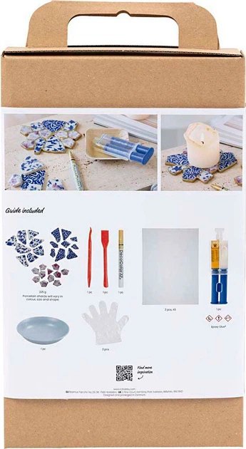 Zestaw kreatywny Creativ Company Kintsugi Create 2 coasters 977814 (5712854777520) - obraz 3