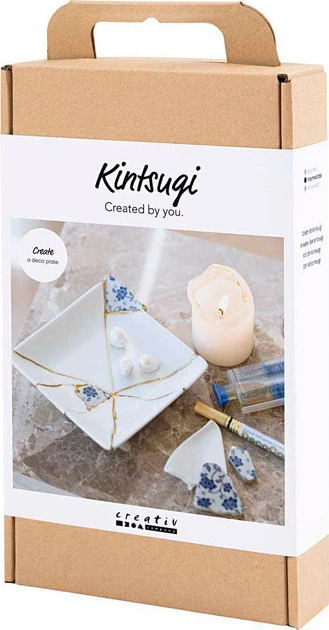Zestaw kreatywny Creativ Company Kintsugi Create a deco plate 977815 (5712854777544) - obraz 2