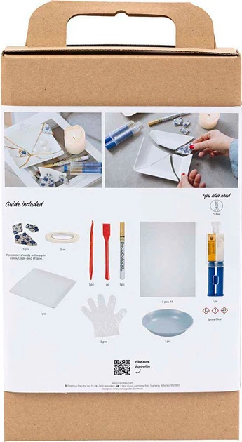 Zestaw kreatywny Creativ Company Kintsugi Create a deco plate 977815 (5712854777544) - obraz 3