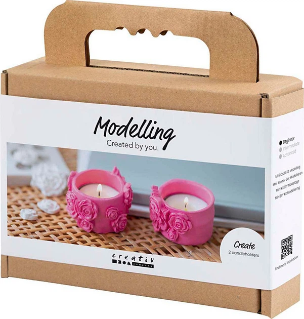 Zestaw kreatywny Creativ Company Modelling Create 2 candleholders 977843 (5712854786874) - obraz 2