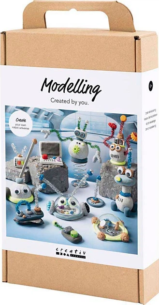 Zestaw kreatywny Creativ Company Modelling Create your own robot universe 977808 (5712854777421) - obraz 3