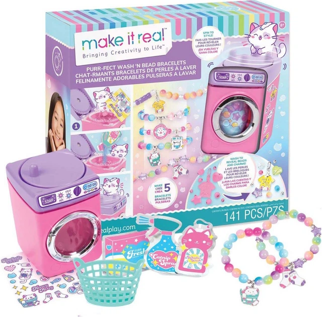 Набір для створення браслетів Make it Real Wash N Bead Bracelets 141 шт MR1466 (695929214661) - зображення 3