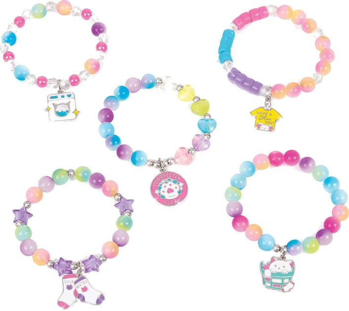 Набір для створення браслетів Make it Real Wash N Bead Bracelets 141 шт MR1466 (695929214661) - зображення 5