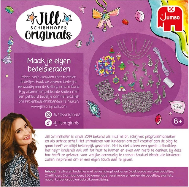 Креативний набір Jumbo Jill Make Your Own Charm Jewelry 19911 (8710126199114) - зображення 3
