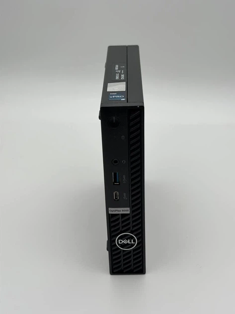 Неттоп Б-клас Dell OptiPlex 5000 Micro USFF / Intel Core i5-12500T (6 (12) ядер по 2.0 - 4.4 GHz) / 8 GB DDR4 / 120 GB SSD / Intel UHD Graphics 770 / BIOS LOCK / Windows б/в - зображення 2