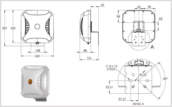 Antena Poynting X-Polarised, High Gain, Uni-Directional 5G/LTE Antenna (2X2 MIMO) (A-XPOL-0002-V3-01) - obraz 5