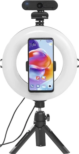 Кольцевая лампа со штативом SpotLight Smart 80 II Черный Б/В - изображение 3