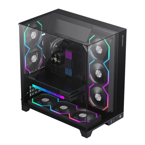 Корпус GameMax VISTA 2 AB, Black - Фото 3 Корпус GameMax VISTA 2 AB, Black - зображення 3