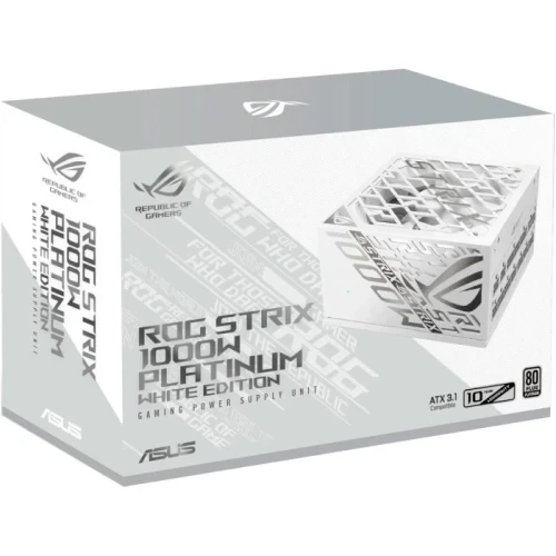 Блок питания 1000 Вт, Asus ROG Strix Platinum, White - Фото 9 Блок питания 1000 Вт, Asus ROG Strix Platinum, White - изображение 9