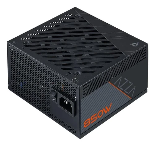Блок живлення 850 Вт, AZZA, Black, 80+ Bronze, 12 см, 2xMolex / 6xSATA / 1x16-pin / 3x6+2-pin / 1x20+4-pin / 2x4+4-pin, захист OCP/OVP/OPP/SCP/OTP/UVP, ATX 3.1 (PSAZ-850W(ATX3.1)) - зображення 2