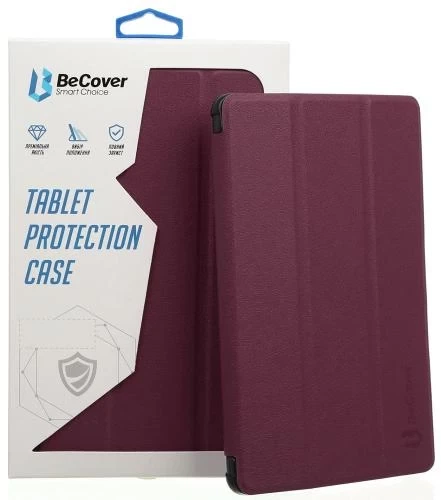 Чохол-книжка для планшета Lenovo Tab M8 (3rd Gen) (TB-8505), Smart Case BeCover, Red Wine - Фото 1 Чохол-книжка для планшета Lenovo Tab M8 (3rd Gen) (TB-8505), Smart Case BeCover, Red Wine - зображення 1