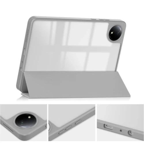 Чохол-книжка для планшета Xiaomi Redmi Pad SE 8.7", BeCover Soft Edge, Grey (712568) - зображення 3