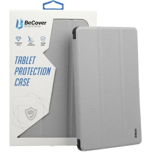 Чохол-книжка для планшета Xiaomi Redmi Pad SE 8.7", BeCover Soft Edge, Grey (712568) - зображення 4
