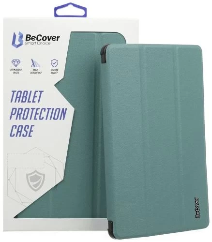 Чохол-книжка для планшета Lenovo Tab M10 Plus (3rd Gen)/K10 Pro 10.61", BeCover, Dark Green - Фото 1 Чохол-книжка для планшета Lenovo Tab M10 Plus (3rd Gen)/K10 Pro 10.61", BeCover, Dark Green - зображення 1