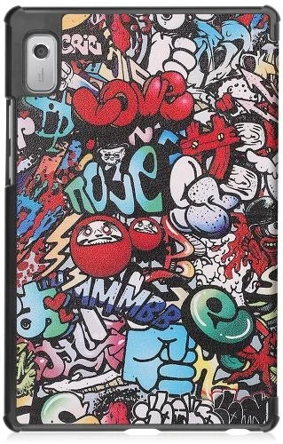 Чехол-книжка для планшета Lenovo Tab M9 (TB-310), 9", Smart Case BeCover, Graffiti - Фото 3 Чехол-книжка для планшета Lenovo Tab M9 (TB-310), 9", Smart Case BeCover, Graffiti - изображение 3