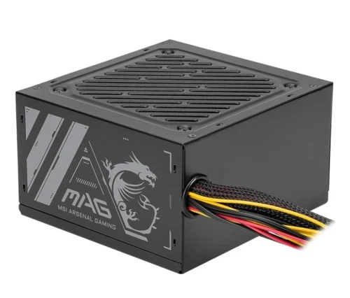 Блок питания 500 Вт, MSI MAG A500N-H, Black - Фото 1 Блок питания 500 Вт, MSI MAG A500N-H, Black - изображение 1