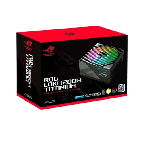 Блок питания 1200 Вт, Asus ROG Loki SFX-L Titanium, Black (ROG-LOKI-1200T-SFX-L-GAMING) - изображение 9