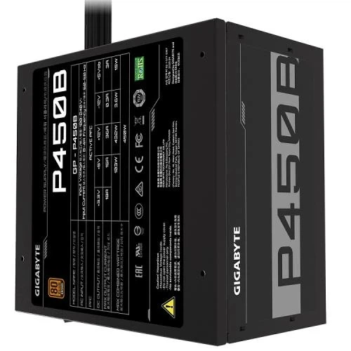 Блок питания 450 Вт, Gigabyte P450B, Black (GP-P450B) - Фото 3 Блок питания 450 Вт, Gigabyte P450B, Black (GP-P450B) - изображение 3