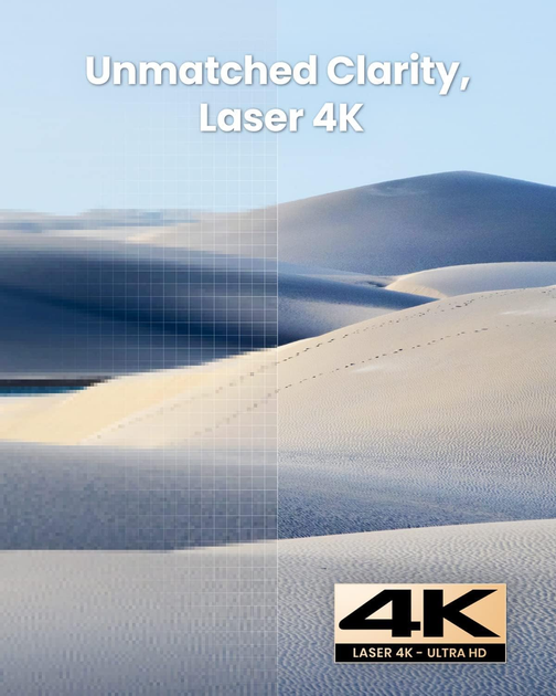 Лазерний проектор Anker Nebula Cosmos Laser 4K Android TV 2400 ISO lm автофокус IEA Dolby Audio Space Grey - Фото 3 Лазерний проектор Anker Nebula Cosmos Laser 4K Android TV 2400 ISO lm автофокус IEA Dolby Audio Space Grey - зображення 3